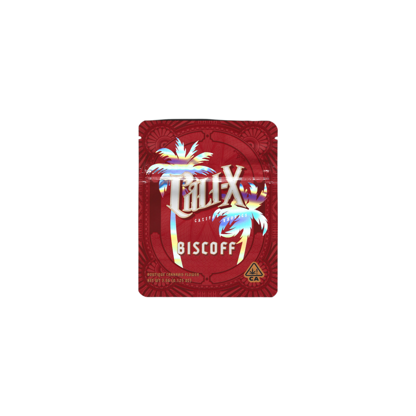 10x Cali-X Biscoff Mylar Bag 3,5g - Leer