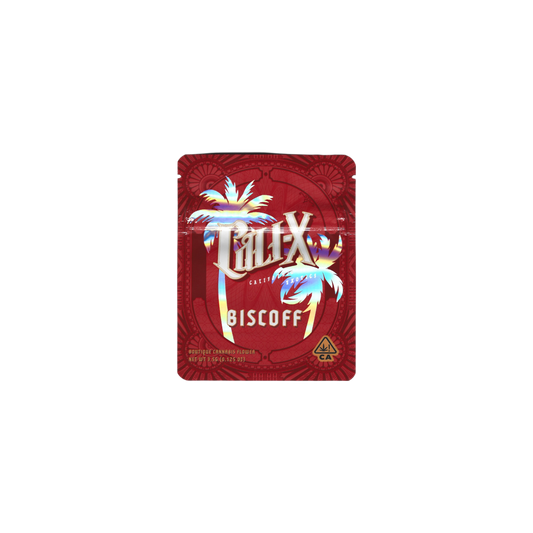 10x Cali-X Biscoff Mylar Bag 3,5g - Leer