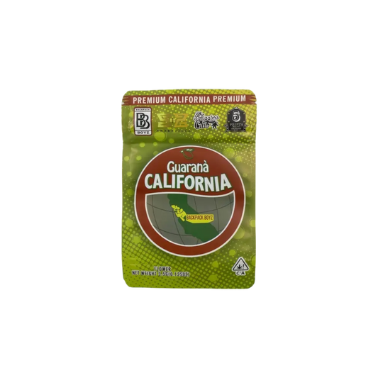10x Backpackboyz Guarana California Mylar Bag 3,5g - Leer